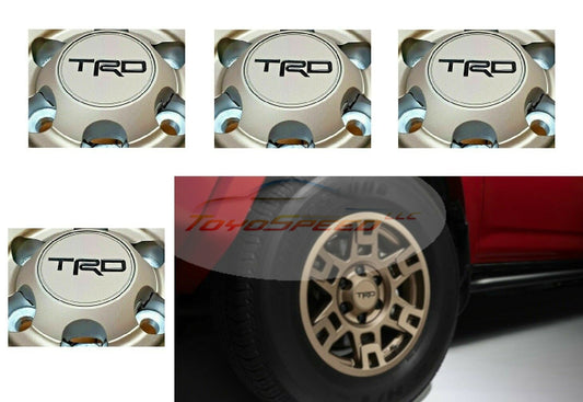 Center Cap Bronze With TRD Logo Set 4 Pcs fit for Toyota Tacoma 4Runner FJ Cruiser