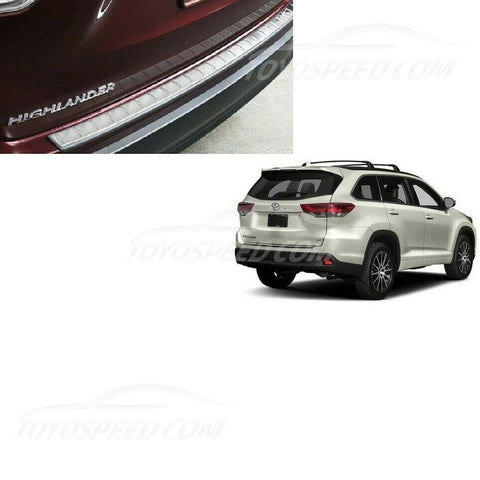 Rear Bumper Protector and Toyota Highlander 2014-2019, code: PU060-48214-P1