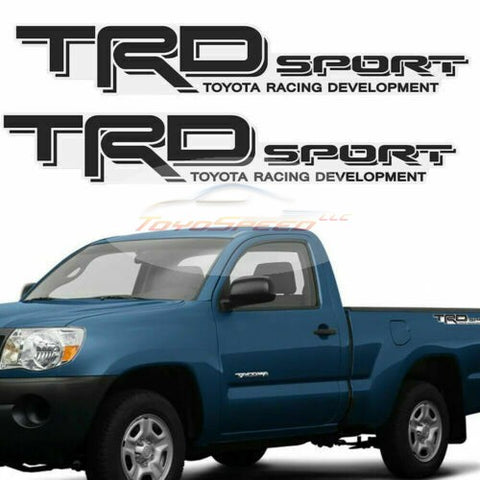 TRD Truck SPORT Decal Vinyl Sticker Set Fits Toyota Tundra 4Runner Tacoma