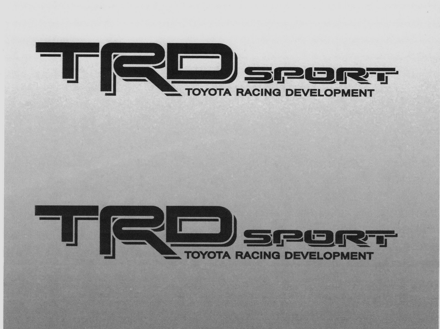 TRD Truck SPORT Decal Vinyl Sticker Set Fits Toyota Tundra 4Runner Tacoma