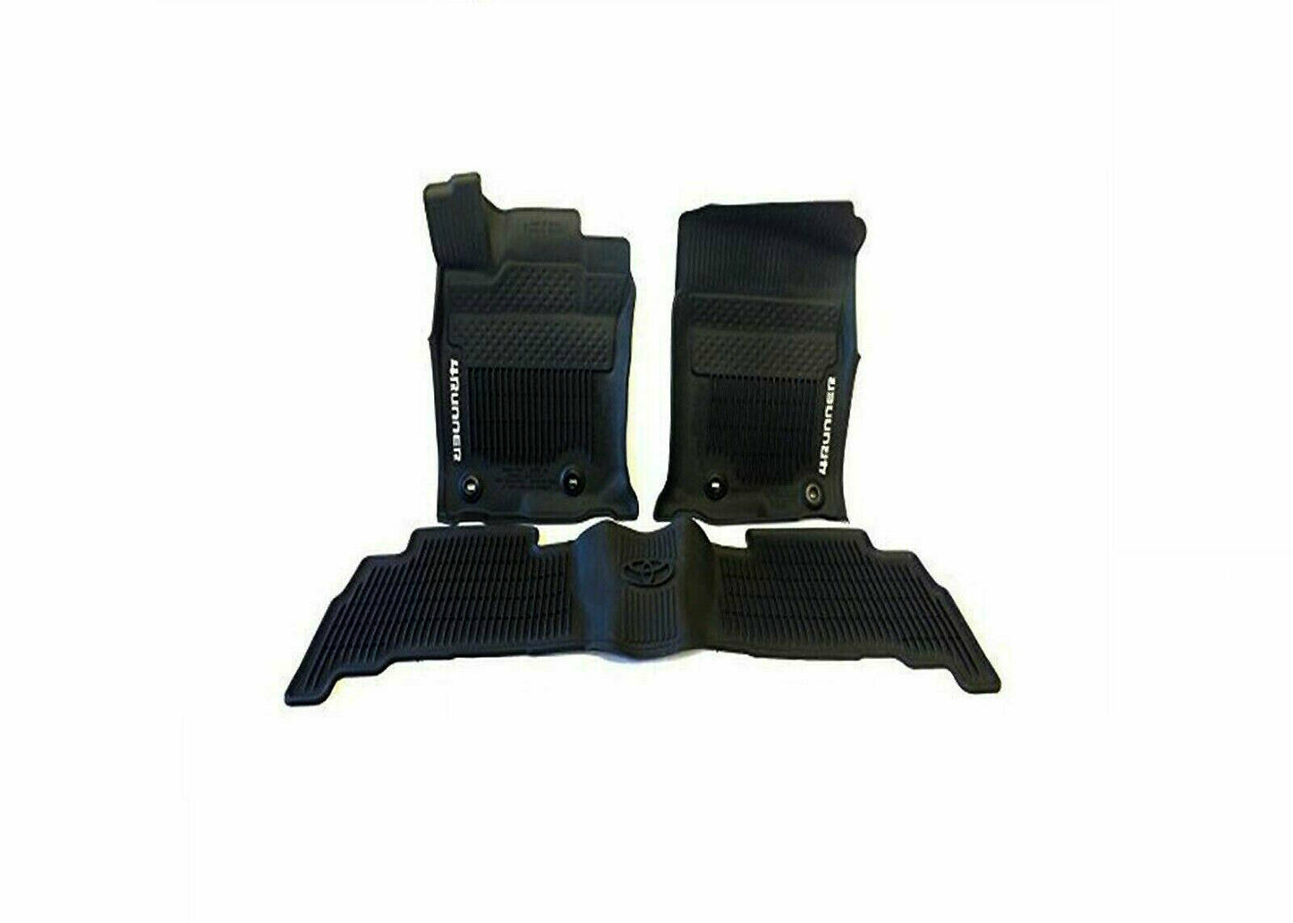 Weather Floor Mats, Front & Rear Set Fit For Toyota 4Runner 2013-2020