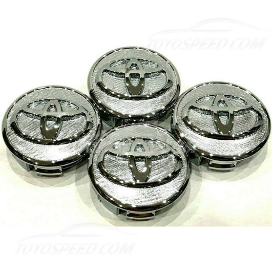 Wheel Center Cap, Chrome 57 MM / 2.25", Fit For Toyota Corolla, Yaris, Prius
