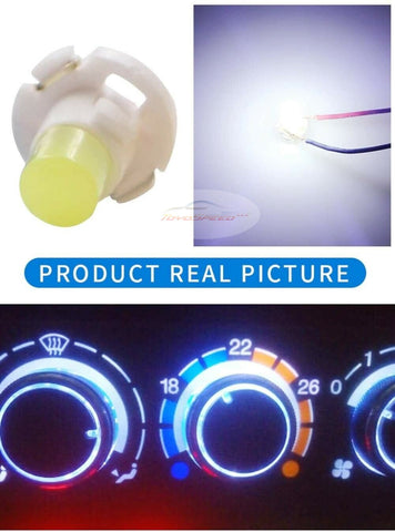 10pcs T3 LED Car Light Bulb Cluster Gauges Dashboard White instruments Panel Fit For Honda Civic and Toyota Camry