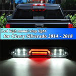 Smoke Lens Car Rear LED Third High Brake Stop Light Lamp For GMC Sierra Chevy Silverado 1500 2500HD 3500HD 2014 2015 2016 - 2018