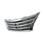 Full view of Bumper Grille for Nissan Sentra 2013-2015, code: JX-7380-CM