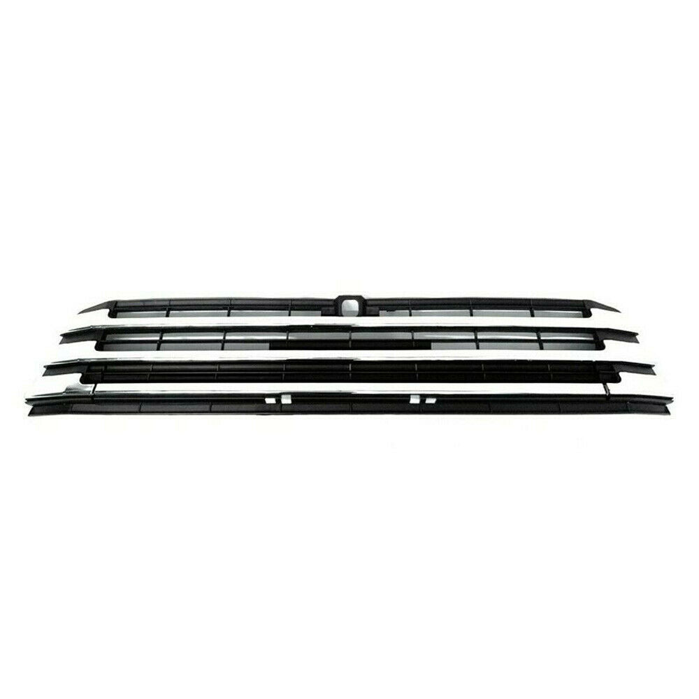 Rear view of Bumper Grille for Toyota Highlander 2017-2019, code: JX-7341-GBK