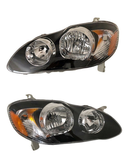 Headlights lamps for Toyota Corolla 2003-2008, code: JX-14028-G2-MBK